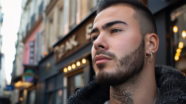 La tendance fausse boucle d'oreille homme | stag bijoux